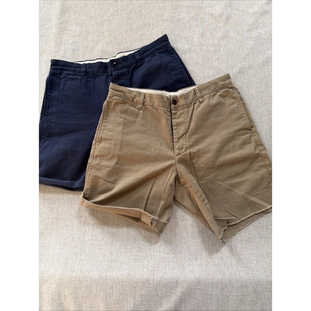 Todd Snyder Shorts Mens 34 Lot Of 2 Pair Selvage Chino from Japan Cotton Raw Hem